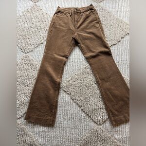 Vintage Lauren Jean Co Brown Corduroy Bootcut Jeans sz 6
